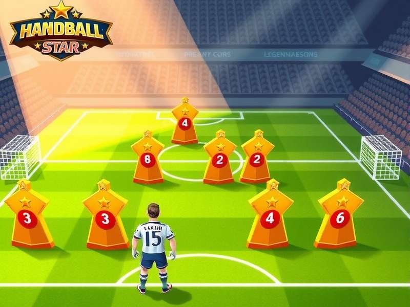 Legendary Handball Star gameplay screenshot